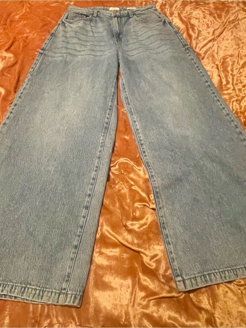 Cotton On Lyocell Wide Leg SOFT DENIM Blue Jeans Size 32